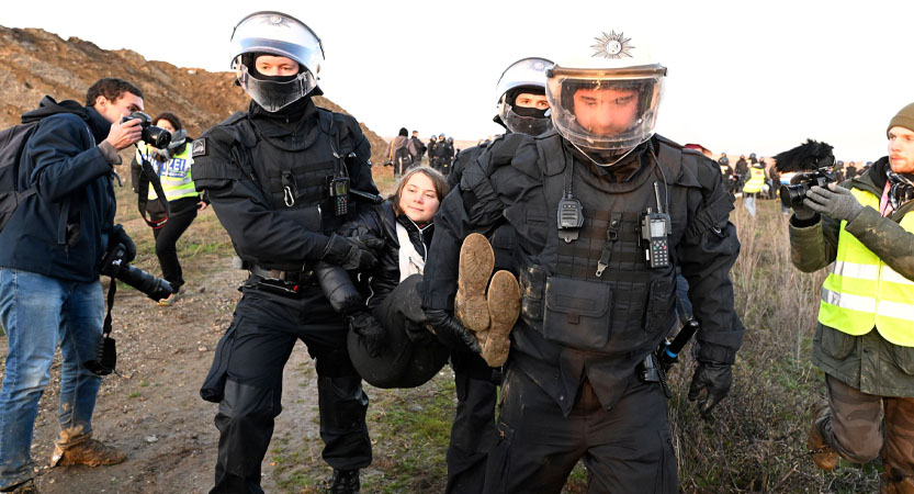 English Stripped Bare - B. Bearington & Naomi Culture Greta Thunberg Swedish environmental activist