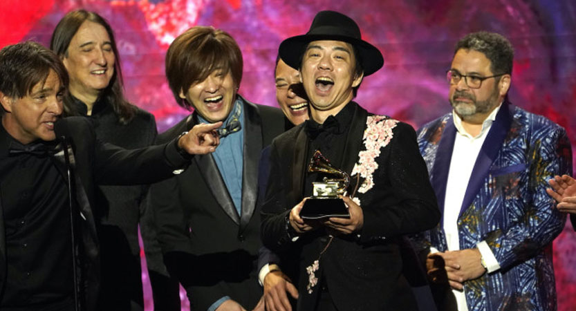 English Stripped Bare - B. Bearington & Naomi Culture Masa Takumi Grammy Awards 2023 Los Angeles Sakura