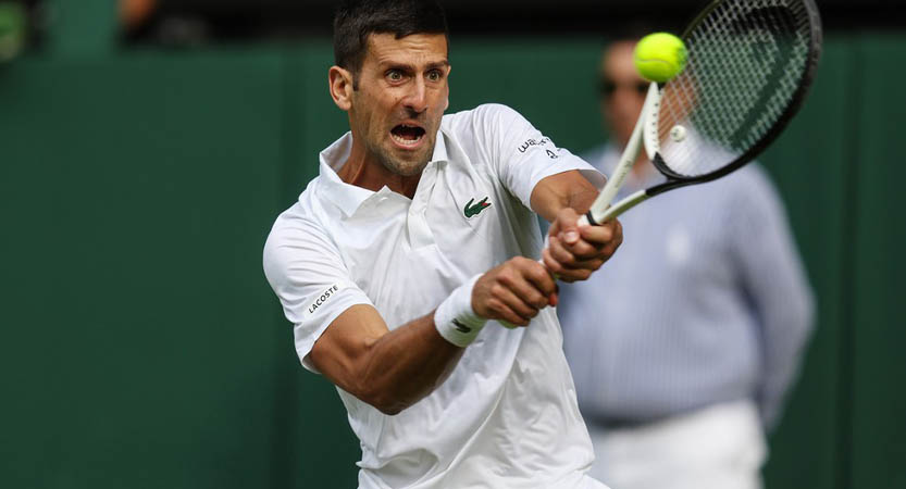 English Stripped Bare - B. Bearington & Naomi Culture: Tennis Novak Djokovic, Wimbledon 2023